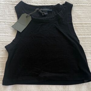 All Saints Black Tank Top